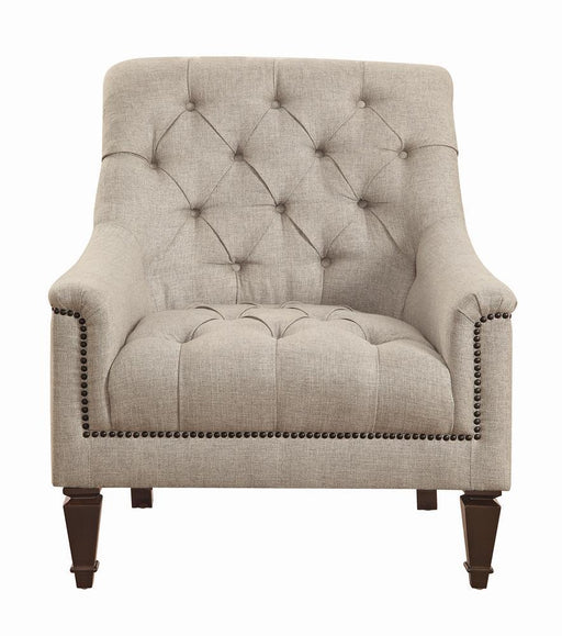 Avonlea Sloped Arm Upholstered Chair Grey - VIP FURNITURE (NJ)