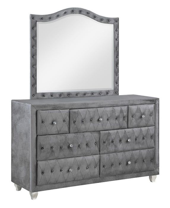Deanna 7-drawer Rectangular Dresser Grey - VIP FURNITURE (NJ)