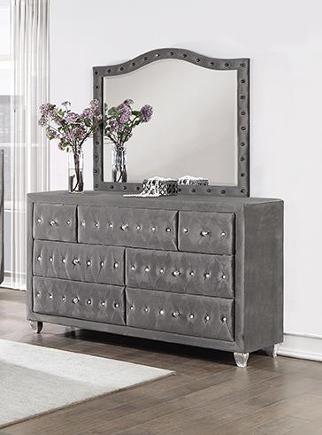 Deanna 7-drawer Rectangular Dresser Grey - VIP FURNITURE (NJ)