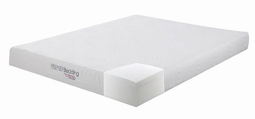 Keegan Full Memory Foam Mattress White - VIP FURNITURE (NJ)