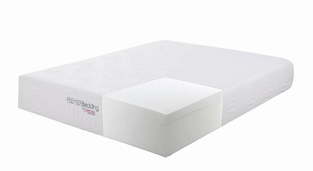 Ian Eastern King Memory Foam Mattress White - VIP FURNITURE (NJ)