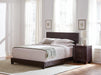 Dorian Upholstered California King Bed Brown - VIP FURNITURE (NJ)