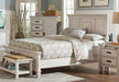 Franco Queen Panel Bed Antique White - VIP FURNITURE (NJ)