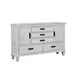 Franco 5-drawer Dresser Antique White - VIP FURNITURE (NJ)