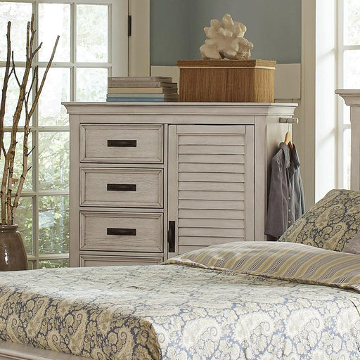Franco 5-drawer Chest Antique White - VIP FURNITURE (NJ)