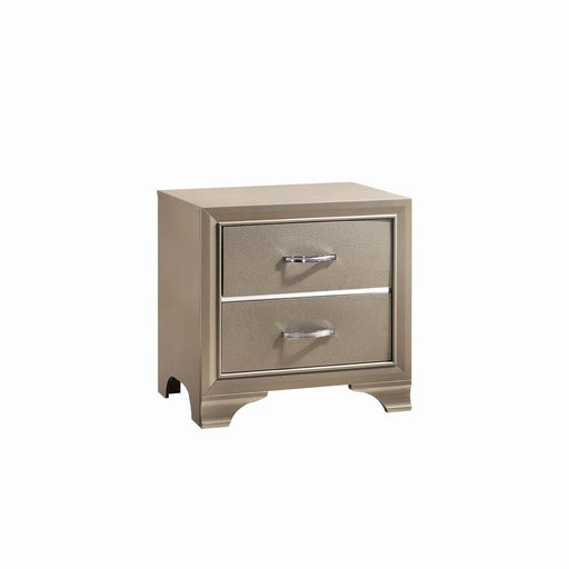 Beaumont 2-drawer Rectangular Nightstand Champagne - VIP FURNITURE (NJ)