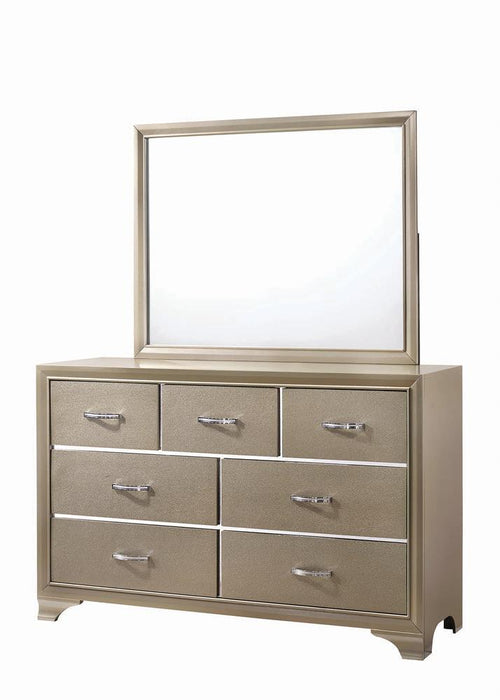 Beaumont 7-drawer Rectangular Dresser Champagne - VIP FURNITURE (NJ)