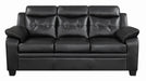 Finley Tufted Upholstered Sofa Black - VIP FURNITURE (NJ)