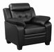 Finley Tufted Upholstered Chair Black - VIP FURNITURE (NJ)