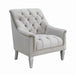 Avonlea Sloped Arm Tufted Chair Grey - VIP FURNITURE (NJ)