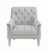 Avonlea Sloped Arm Tufted Chair Grey - VIP FURNITURE (NJ)