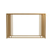 Adri Metal Frame Sofa Table Matte Brass - VIP FURNITURE (NJ)