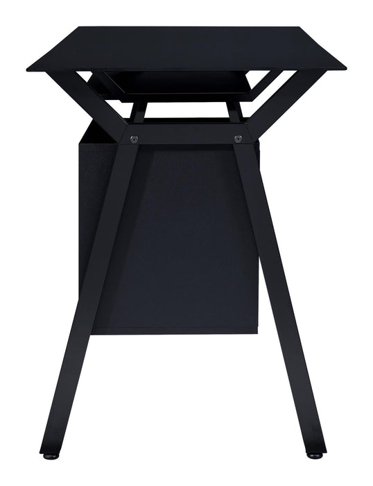 Weaving 2-drawer Computer Desk Black - VIP FURNITURE (NJ)