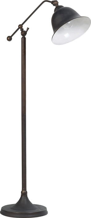 Eduardo Bell Shade Floor Lamp Dark Bronze - VIP FURNITURE (NJ)