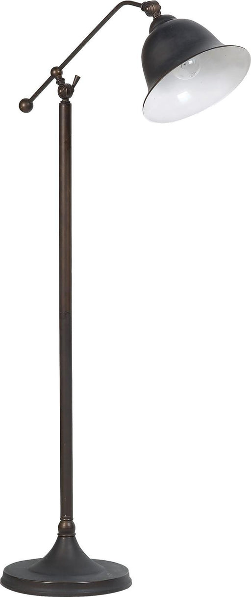 Eduardo Bell Shade Floor Lamp Dark Bronze - VIP FURNITURE (NJ)