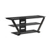 Donlyn 2-tier TV Console Black - VIP FURNITURE (NJ)