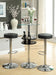 Ramses 29" Adjustable Bar Stool Chrome and Black - VIP FURNITURE (NJ)
