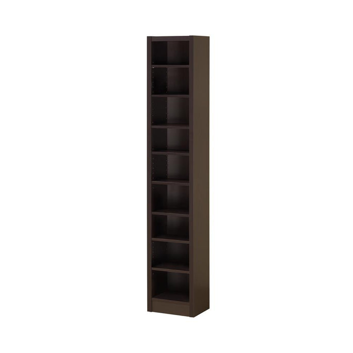 Eliam Rectangular Bookcase with 2 Fixed Shelves Cappuccino - VIP FURNITURE (NJ)