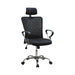 Stark Mesh Back Office Chair Black and Chrome - VIP FURNITURE (NJ)