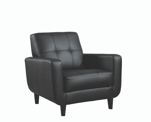 Aaron Padded Seat Accent Chair Black - VIP FURNITURE (NJ)