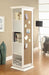 Robinsons Swivel Accent Cabinet with Cork Board White - VIP FURNITURE (NJ)
