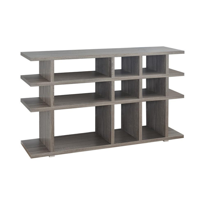 Santos 3-tier Bookcase Weathered Grey - VIP FURNITURE (NJ)