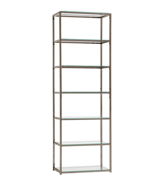 Kate 6-shelf Bookcase Black Nickel - VIP FURNITURE (NJ)
