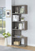 Joey 5-tier Bookcase Weathered Grey - VIP FURNITURE (NJ)