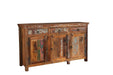 Henry 3-door Accent Cabinet Reclaimed Wood - VIP FURNITURE (NJ)