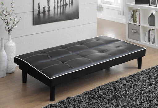 Katrina Tufted Upholstered Sofa Bed Black - VIP FURNITURE (NJ)