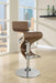 Covina Adjustable Bar Stool Walnut and Chrome - VIP FURNITURE (NJ)