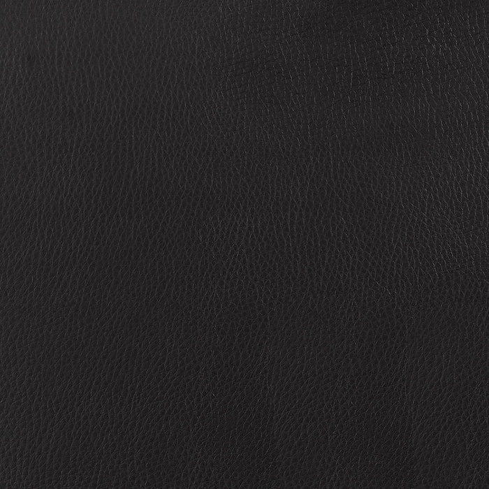 Bowman Round Upholstered Ottoman Black - VIP FURNITURE (NJ)