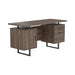 Lawtey Floating Top Office Desk Weathered Grey - VIP FURNITURE (NJ)