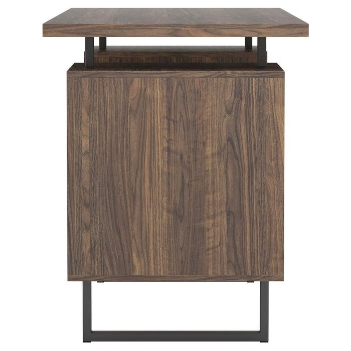 Lawtey Floating Top Office Desk Weathered Grey - VIP FURNITURE (NJ)