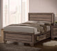 Kauffman Eastern King Panel Bed Washed Taupe - VIP FURNITURE (NJ)