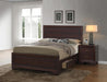 Kauffman Queen Panel Bed Dark Cocoa - VIP FURNITURE (NJ)