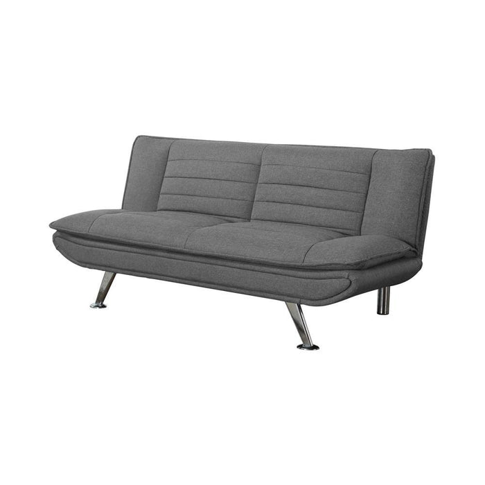 Julian Upholstered Sofa Bed with Pillow-top Seating Grey - VIP FURNITURE (NJ)