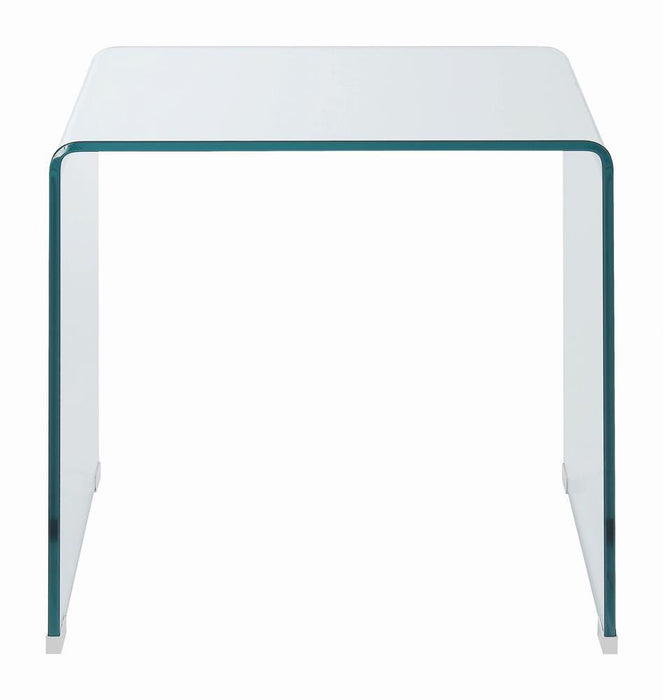 Ripley Square End Table Clear - VIP FURNITURE (NJ)