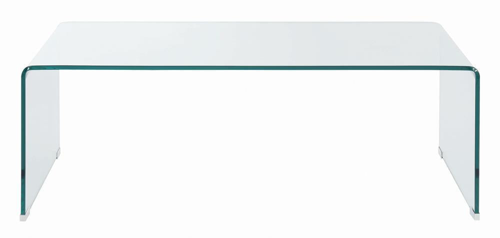 Ripley Rectangular Coffee Table Clear - VIP FURNITURE (NJ)