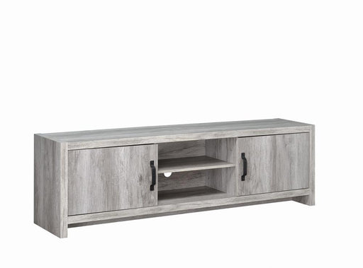 Burke 2-door TV Console Grey Driftwood - VIP FURNITURE (NJ)