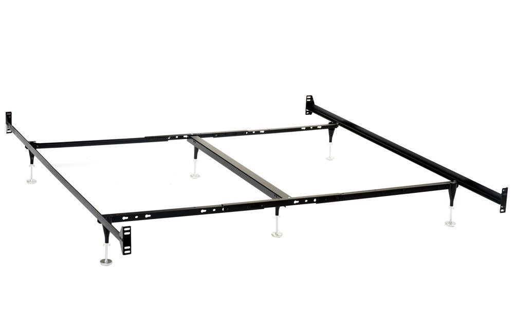 Esme Queen / Eastern King Bed Frame Black - VIP FURNITURE (NJ)