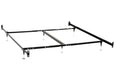 Esme Queen / Eastern King Bed Frame Black - VIP FURNITURE (NJ)
