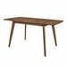 Alfredo Rectangular Dining Table Natural Walnut - VIP FURNITURE (NJ)