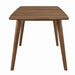 Alfredo Rectangular Dining Table Natural Walnut - VIP FURNITURE (NJ)