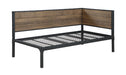 Getler Daybed Weathered Chestnut and Black - VIP FURNITURE (NJ)