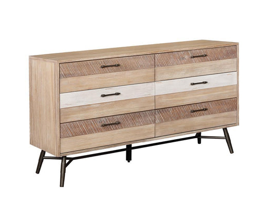 Marlow 6-drawer Dresser Rough Sawn Multi - VIP FURNITURE (NJ)