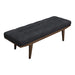 Wilson Upholstered Tufted Bench Taupe and Natural - VIP FURNITURE (NJ)