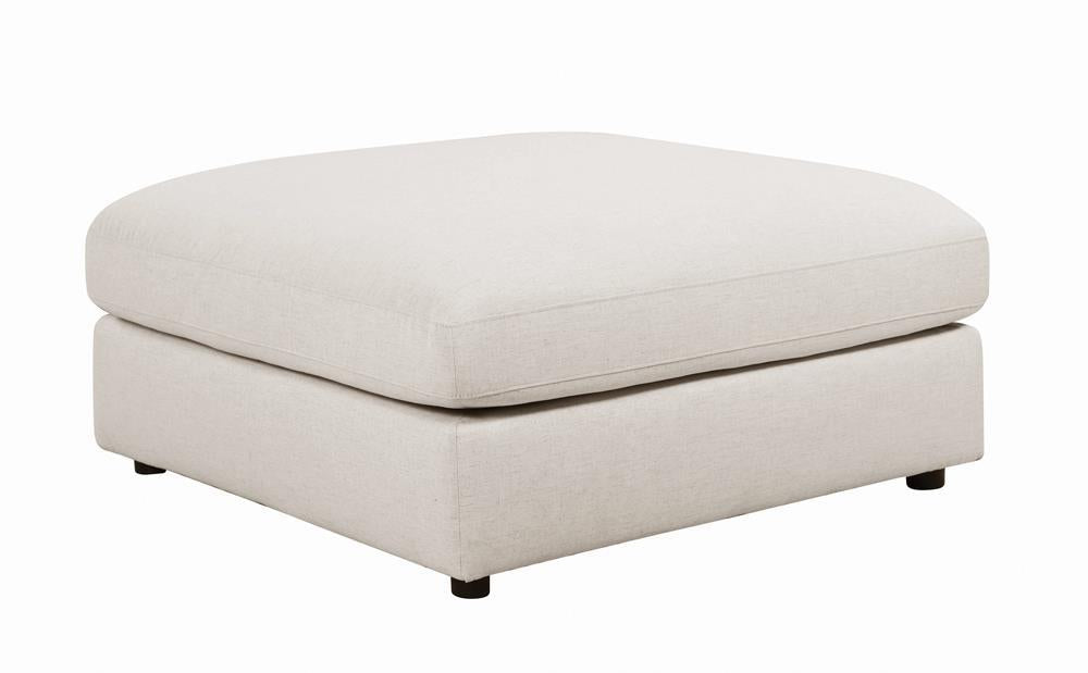 Serene Upholstered Rectangular Ottoman Beige - VIP FURNITURE (NJ)