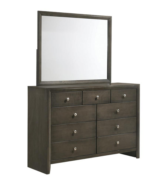 Serenity Rectangular Dresser Mirror Mod Grey - VIP FURNITURE (NJ)