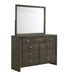 Serenity Rectangular Dresser Mirror Mod Grey - VIP FURNITURE (NJ)